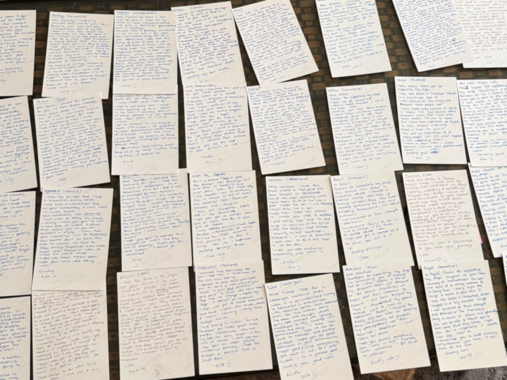 1 handwritten POSTCARD